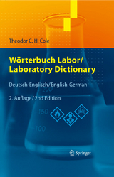 Wörterbuch Labor / Laboratory Dictionary - Theodor C.H. Cole