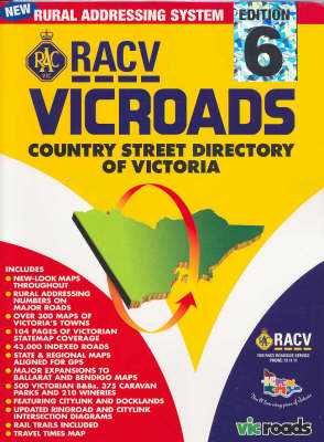 RACV Vicroads Country Street Directory of Victoria - 