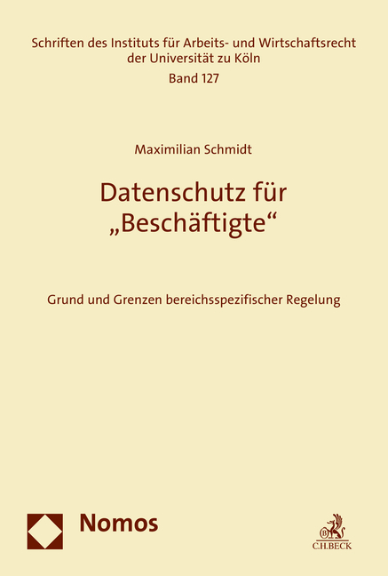 Datenschutz für "Beschäftigte" - Maximilian Schmidt