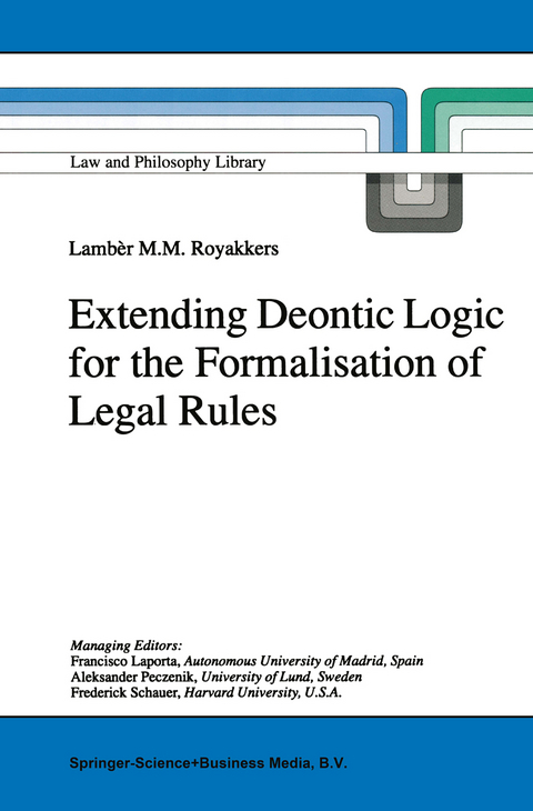 Extending Deontic Logic for the Formalisation of Legal Rules - L.L. Royakkers