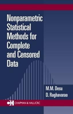 Nonparametric Statistical Methods For Complete and Censored Data - M.M. Desu, D. Raghavarao