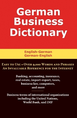 German Business Dictionary - Morry Sofer