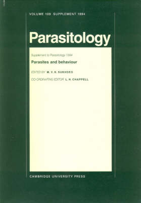 Parasites and Behaviour - M. V. K. Sukhdeo