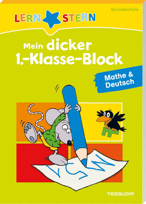 LERNSTERN Mein dicker 1.-Klasse-Block Mathe & Deutsch - Birgit Fuchs