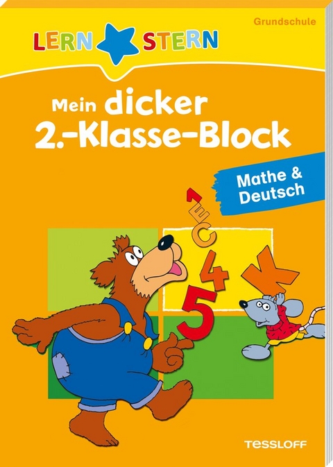 LERNSTERN Mein dicker 2.-Klasse-Block Mathe & Deutsch - Birgit Fuchs