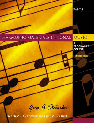 Harmonic Materials in Tonal Music - Greg A. Steinke