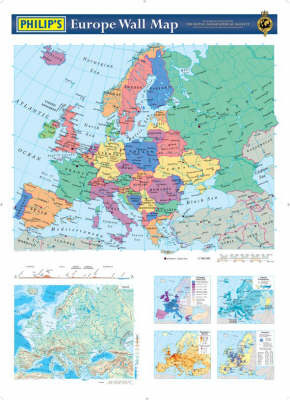 Philip's Europe Wall Map