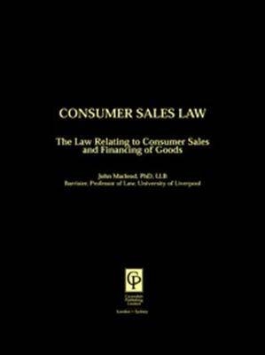 Consumer Sales Law - John Macleod, James Devenney