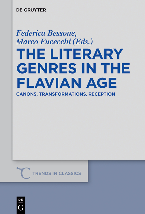 The Literary Genres in the Flavian Age - 