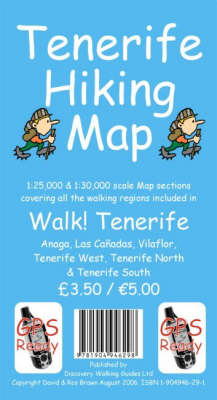 Tenerife Hiking Map - David Brawn, Ros Brawn