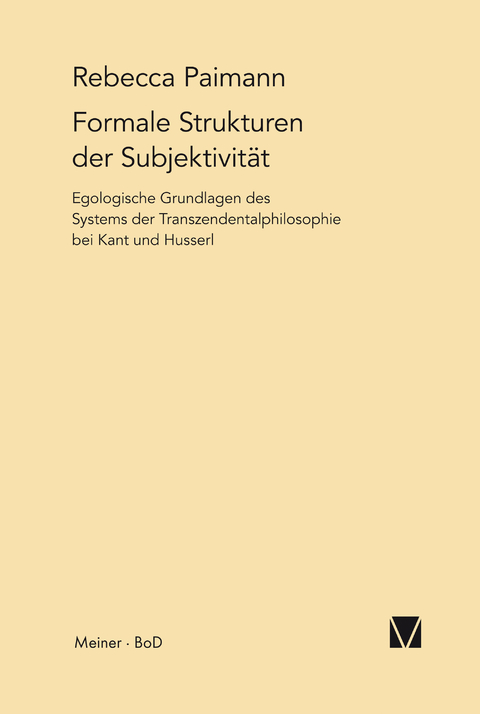 Formale Strukturen der Subjektivität - Rebecca Paimann