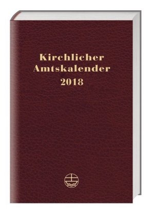 Kirchlicher Amtskalender 2018 – rot - 