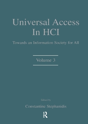 Universal Access in HCI - 