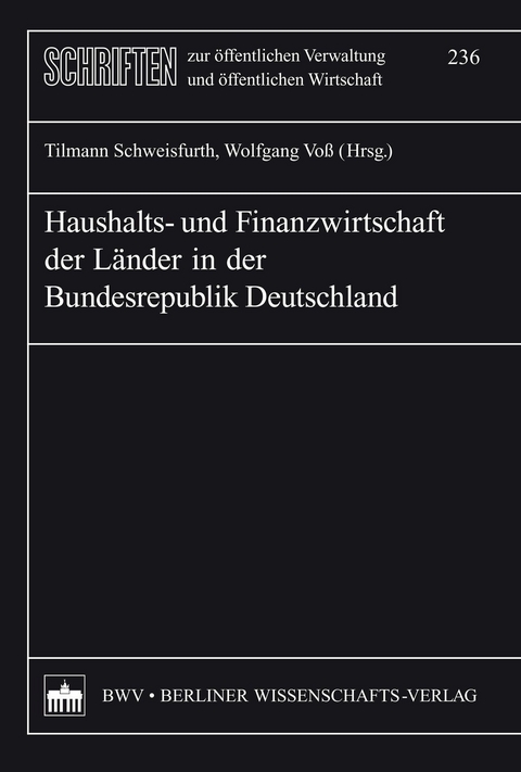 Haushalts- und Finanzwirtschaft der Länder in der Bundesrepublik Deutschland - 