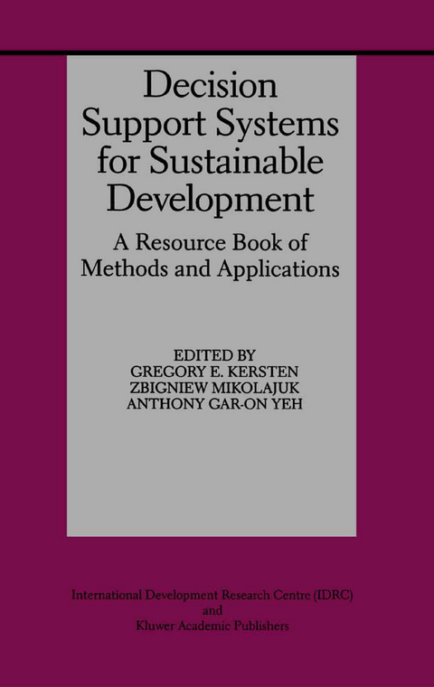 Decision Support Systems for Sustainable Development - 