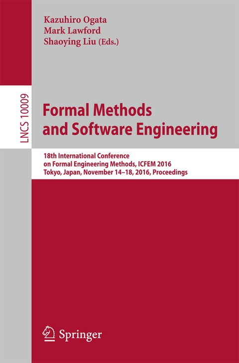 Formal Methods and Software Engineering - 