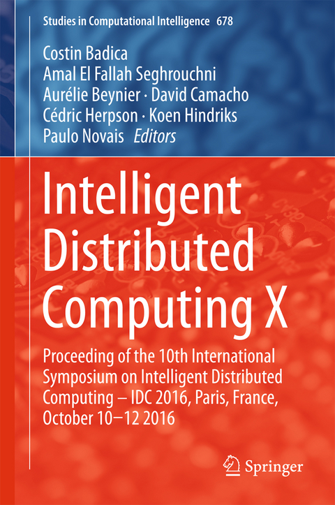 Intelligent Distributed Computing X - 