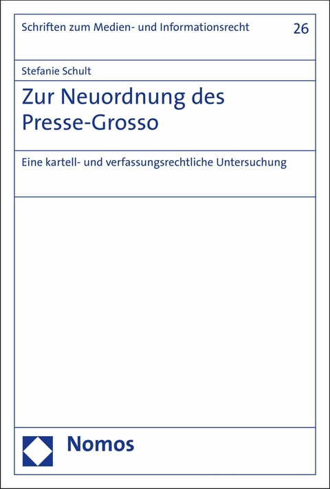 Zur Neuordnung des Presse-Grosso - Stefanie Schult