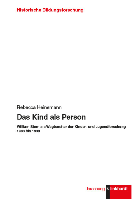 Das Kind als Person -  Rebecca Heinemann