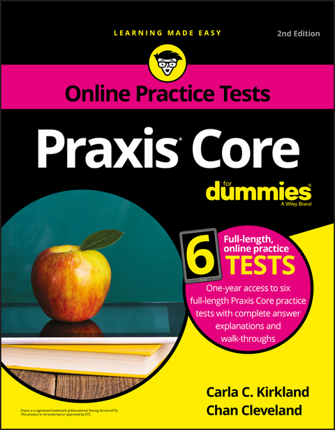 Praxis Core For Dummies with Online Practice Tests -  Chan Cleveland,  Carla C. Kirkland