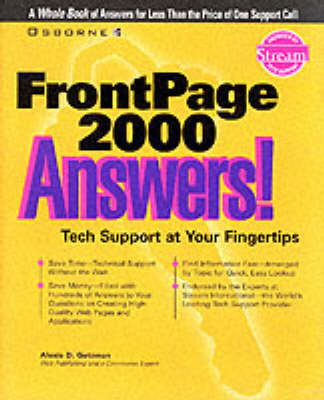 FrontPage 2000 Answers! - Alexis Gutzman