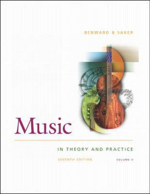 Music in Theory and Practice Volume 2 with Audio CD -  Benward