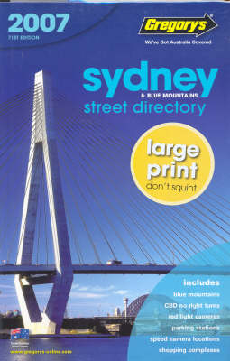 Sydney Street Directory 2007 Gregory's