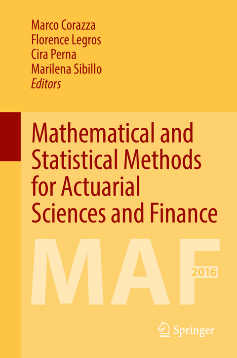 Mathematical and Statistical Methods for Actuarial Sciences and Finance - 