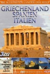 Die schönsten Länder der Welt, Griechenland & Spanien & Italien, 3 DVDs