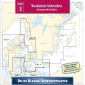 Delius Klasing-Sportbootkarten Westküste Schweden, 1 CD-ROM