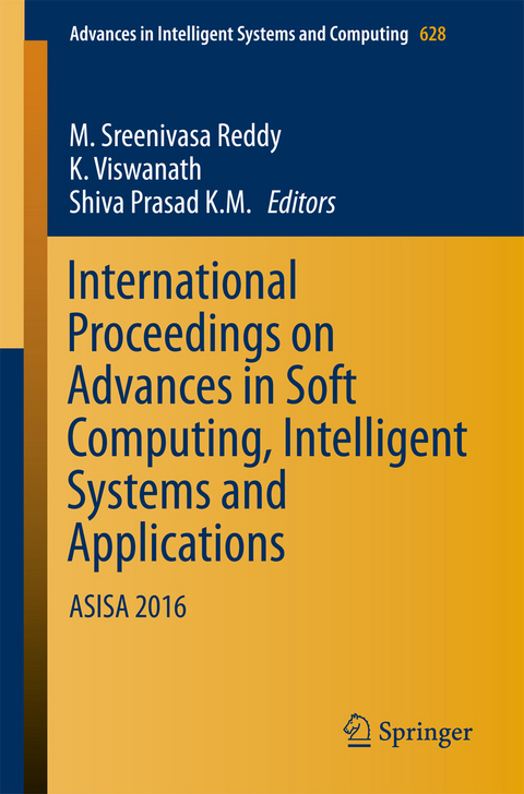 International Proceedings on Advances in Soft Computing, Intelligent Systems and Applications - 