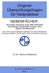 Original-Überprüfungsfragen für Heilpraktiker, Nebenfächer - Hartmut Hildebrand