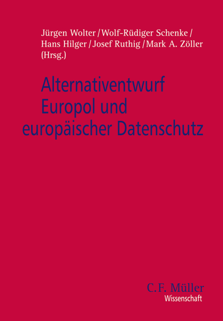 Alternativentwurf Europol und europäischer Datenschutz - 