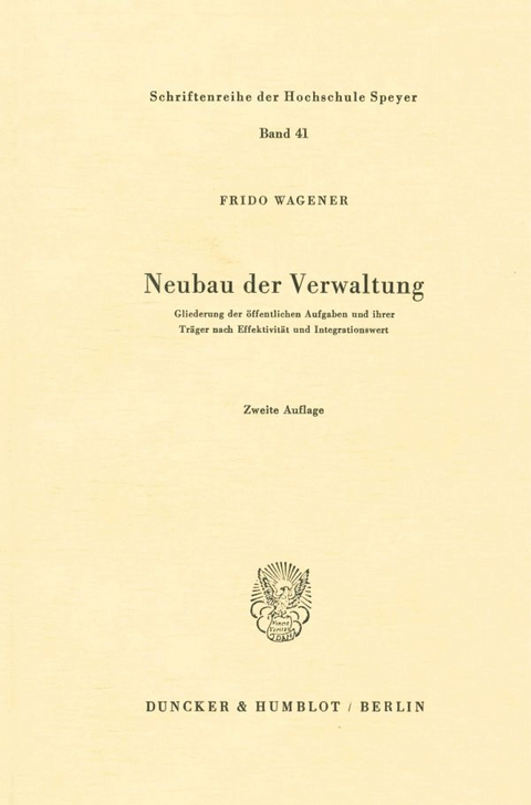 Neubau der Verwaltung. - Frido Wagener