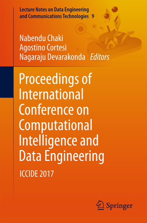 Proceedings of International Conference on Computational Intelligence and Data Engineering - 