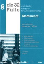 32 Fälle Staatsrecht - Karl E Hemmer, Achim Wüst