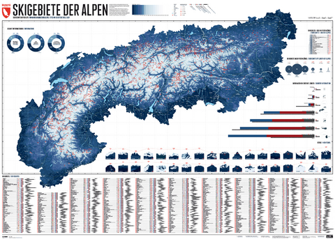 633 Skigebiete der Alpen - Lana Bragina, Stefan Spiegel