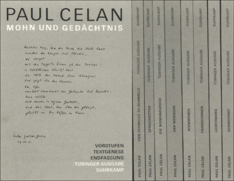 Werke. Tübinger Ausgabe - Paul Celan