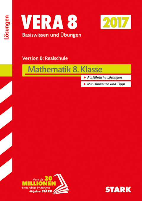 VERA 8 Realschule - Mathematik Lösungen