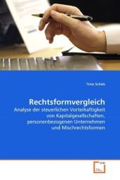 Rechtsformvergleich - Timo Schels