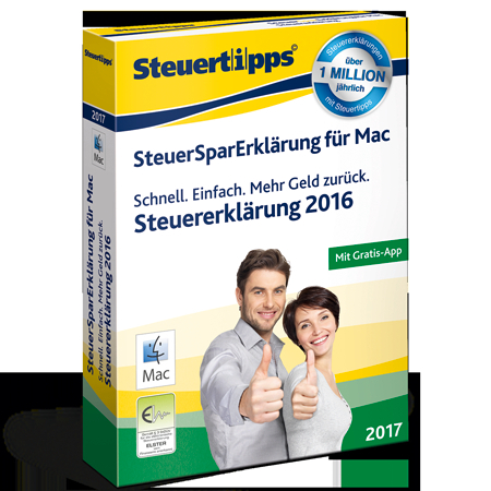 SteuerSparErklärung 2017 Mac