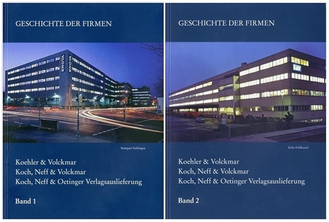 Geschichte der Firmen Koehler & Volckmar, Koch, Neff & Volckmar, Koch, Neff & Oetinger Verlagsauslieferung und der Gründungsfirma F. Volckmar von 1829 bis 2009, 2 Bde. - Jürgen Voerster