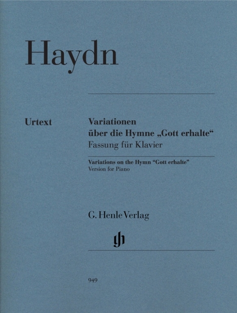 Joseph Haydn - Variationen über die Hymne "Gott erhalte", Fassung für Klavier - 