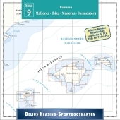 Delius Klasing-Sportbootkarten Balearen, 1 CD-ROM