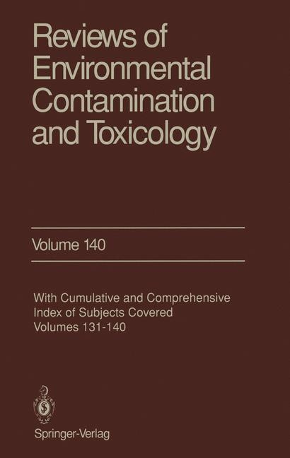 Reviews of Environmental Contamination and Toxicology -  George W. Ware