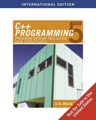 C++ Programming - D. S. Malik