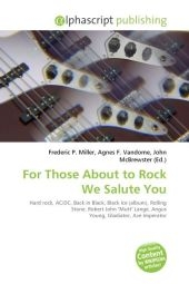 For Those about to Rock We Salute You - 