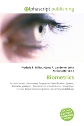 Biometrics - Frederic P Miller, Agnes F Vandome, John McBrewster