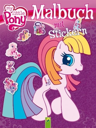 My Little Pony - Malbuch mit Stickern (lila)