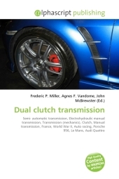 Dual Clutch Transmission - Frederic P Miller, Agnes F Vandome, John McBrewster